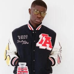 Arthur Ashe X UNINTERRUPTED Varsity Jacket 32 Arthur Ashe X UNINTERRUPTED Varsity Jacket -Clothing Store 000059090009
