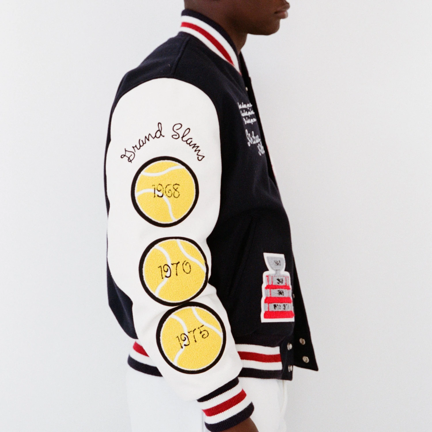Arthur Ashe X UNINTERRUPTED Varsity Jacket 15 Arthur Ashe X UNINTERRUPTED Varsity Jacket - Image 13
