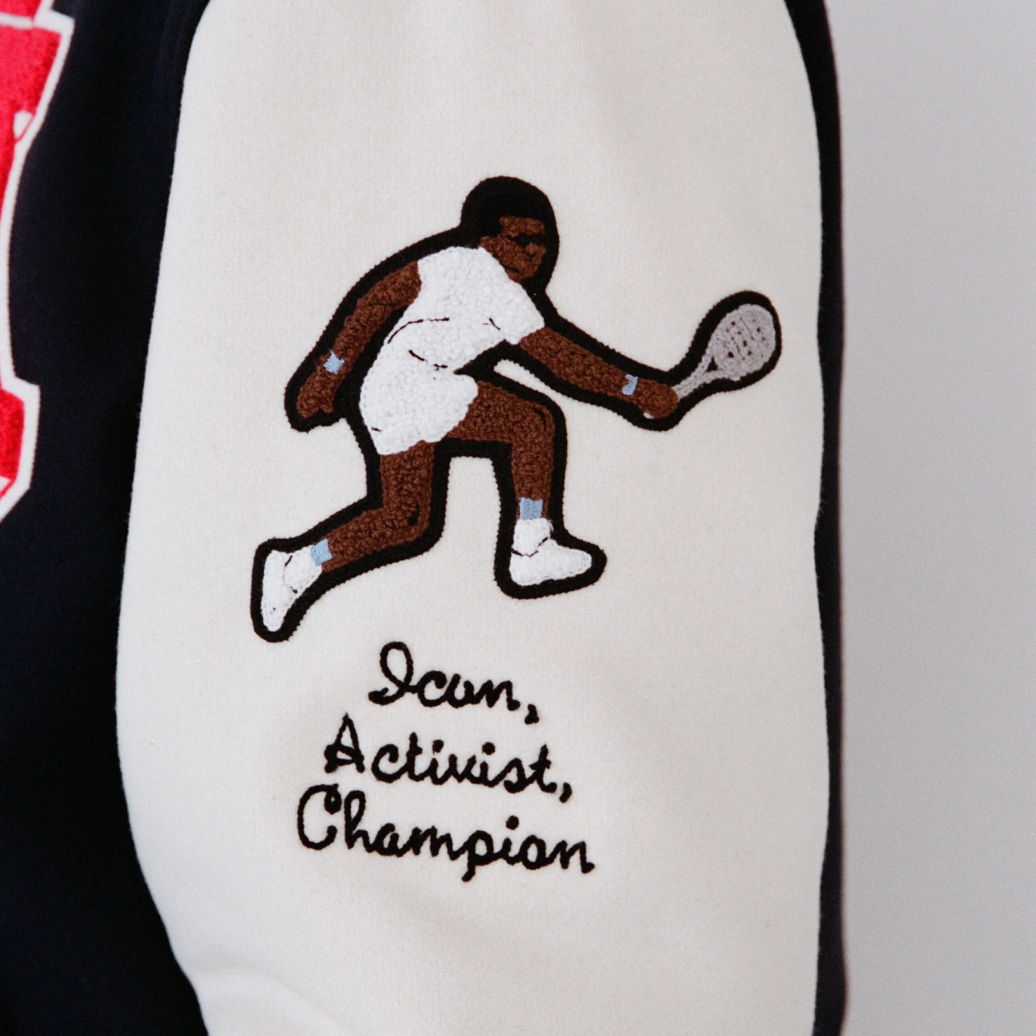 Arthur Ashe X UNINTERRUPTED Varsity Jacket 22 Arthur Ashe X UNINTERRUPTED Varsity Jacket - Image 20