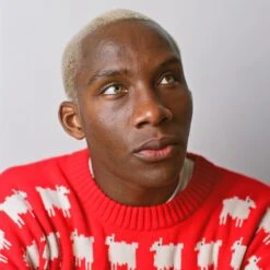 Warm & Wonderful Men's "Diana Edition" RWS-Certified Wool Sheep Sweater -Clothing Store 02500008copy