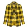 Men's MacLeod Tartan Jacket 2 Men's MacLeod Tartan Jacket -Clothing Store 09 SEP RB BLAZER YELLOW FRONT