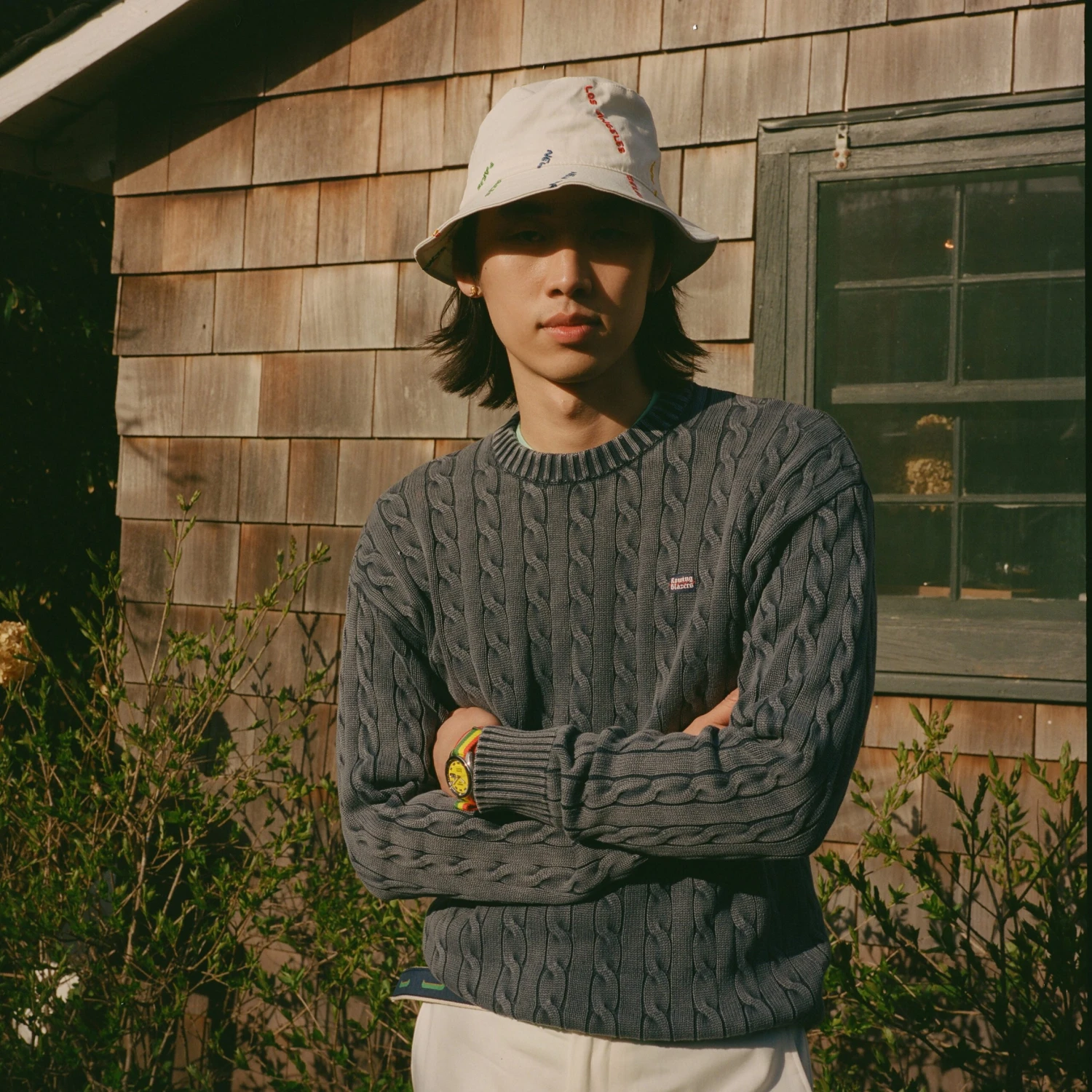 "Cities" Critter-Embroidery Bucket Hat 5 "Cities" Critter-Embroidery Bucket Hat - Image 3