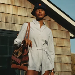 Caroline Oxford Romper -Clothing Store 1 10