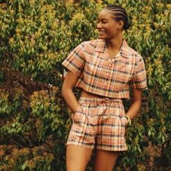 Women's Indian Madras Shorts -Clothing Store 1 4284da13 5f3b 4820 978f c01a1cb248d2