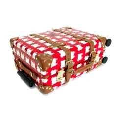 Warm & Wonderful X Globe-Trotter Carry-On -Clothing Store 20co ANGLED CLOSED