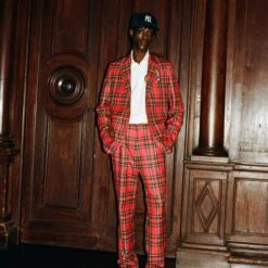 Men's Royal Stewart Tartan Jacket -Clothing Store 231108231108020033