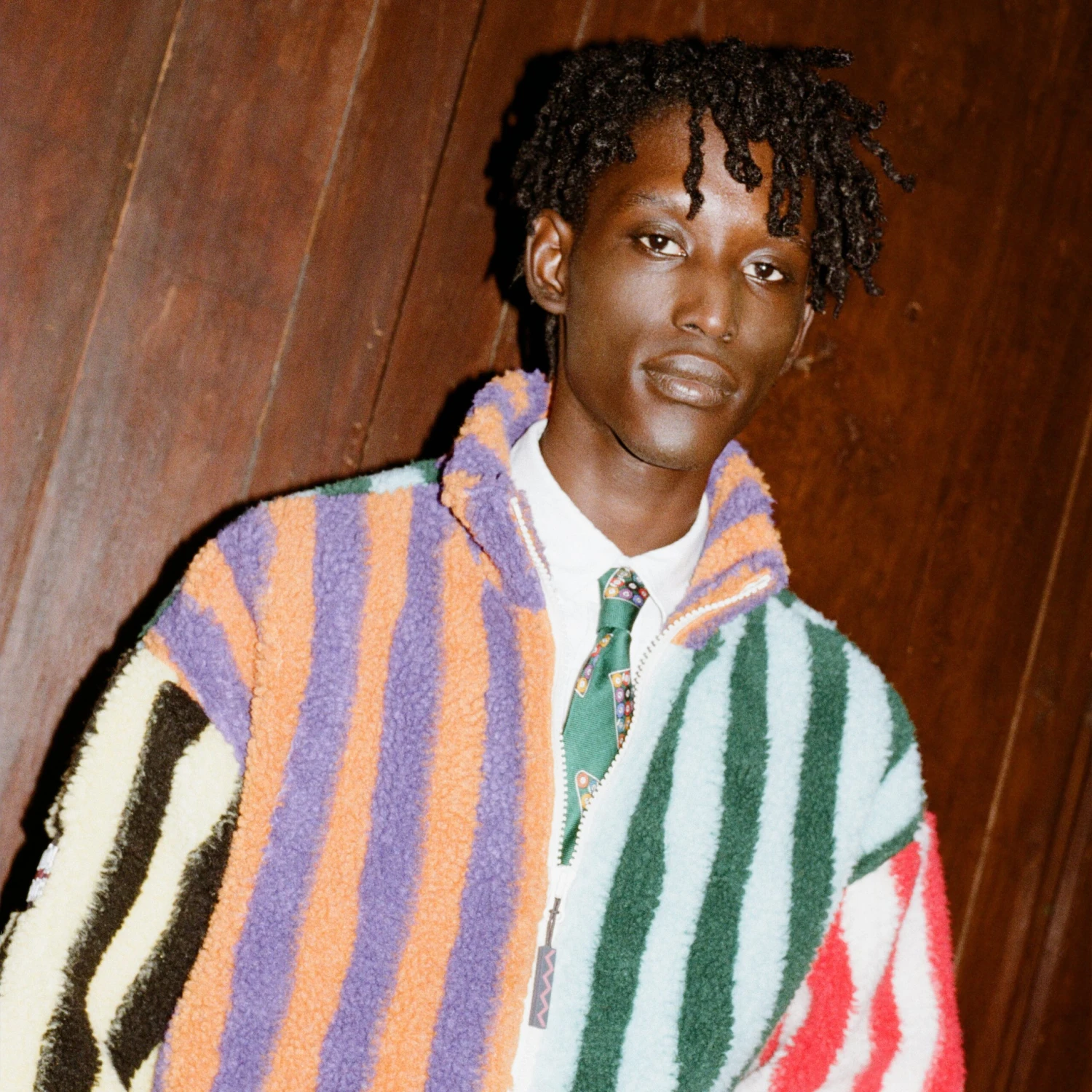 Mixed Stripe Sherpa Fleece 7 Mixed Stripe Sherpa Fleece - Image 5