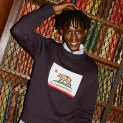 California Flag Sweater -Clothing Store 231108231108140006