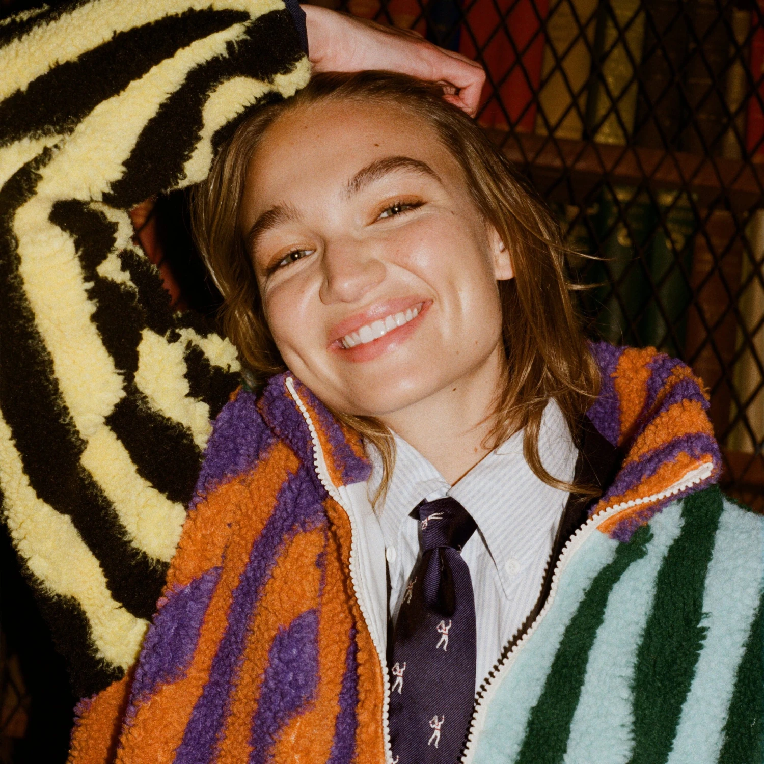 Mixed Stripe Sherpa Fleece 10 Mixed Stripe Sherpa Fleece - Image 8