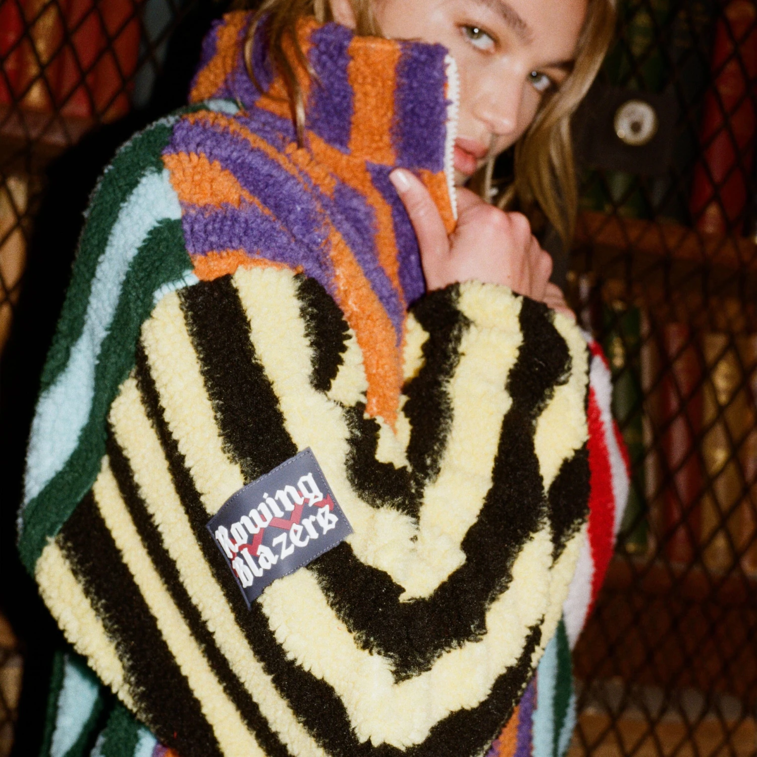 Mixed Stripe Sherpa Fleece 11 Mixed Stripe Sherpa Fleece - Image 9