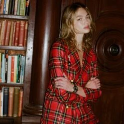 Women's Royal Stewart Tartan Diana Jacket -Clothing Store 231108231108200023