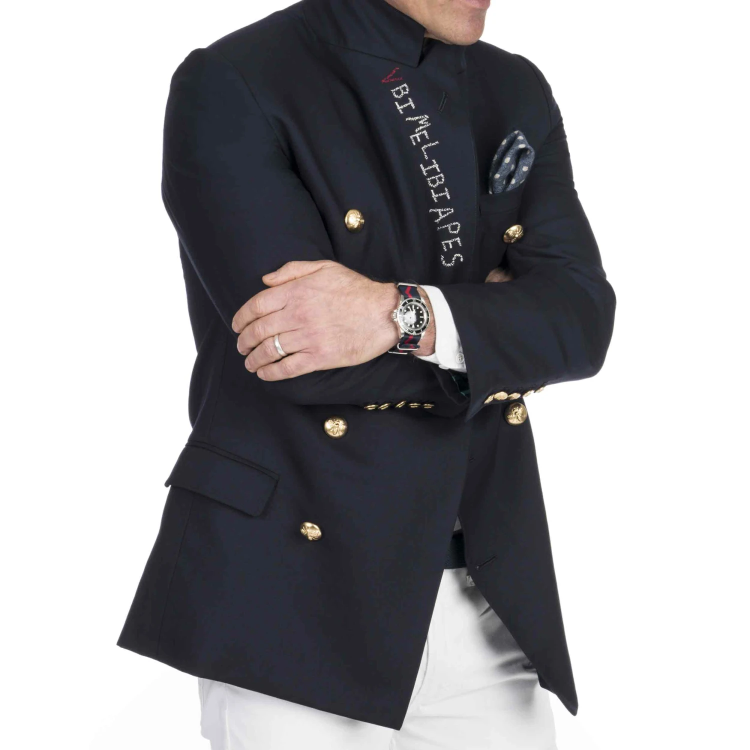 The "Prince Charlie" 8x3 Double-Breasted Blazer 10 The "Prince Charlie" 8x3 Double-Breasted Blazer - Image 8