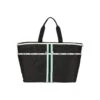 AEC Striped Large Zip Tote