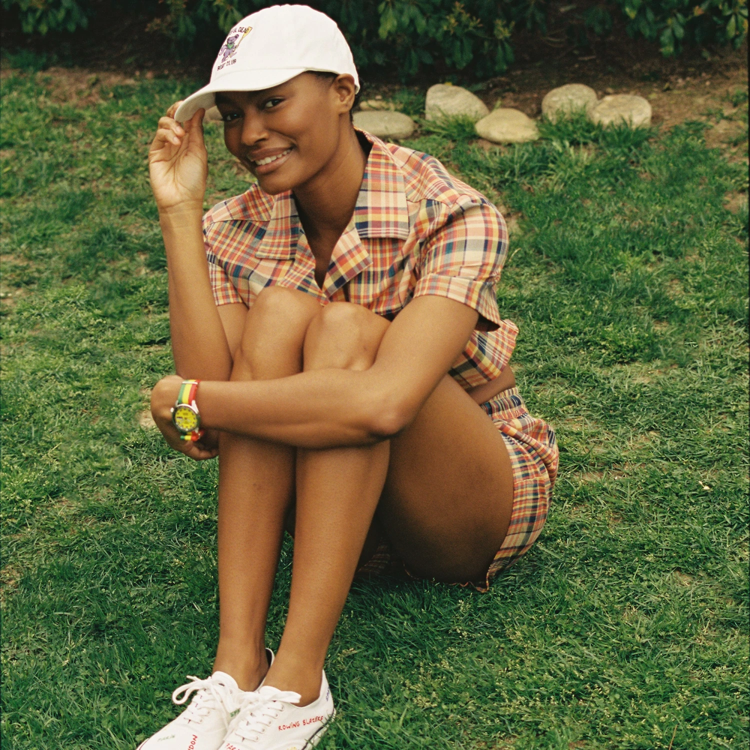 Women's Indian Madras Camp Shirt 8 Women's Indian Madras Camp Shirt - Image 6