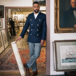 The "Prince Charlie" 8x3 Double-Breasted Blazer 34 The "Prince Charlie" 8x3 Double-Breasted Blazer -Clothing Store 6 cb7c84a1 3e7a 4b76 8883 be46670885a1