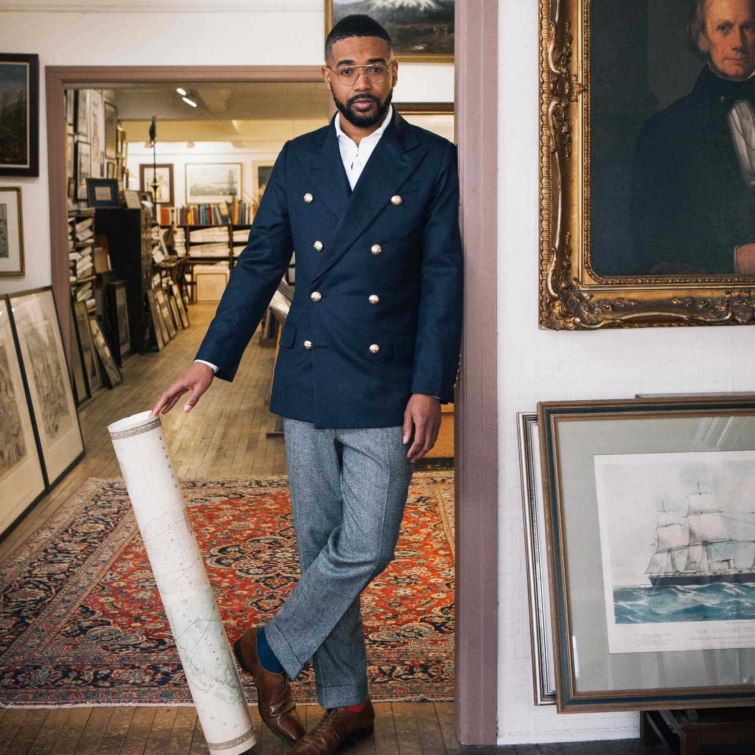 The "Prince Charlie" 8x3 Double-Breasted Blazer 17 The "Prince Charlie" 8x3 Double-Breasted Blazer - Image 15