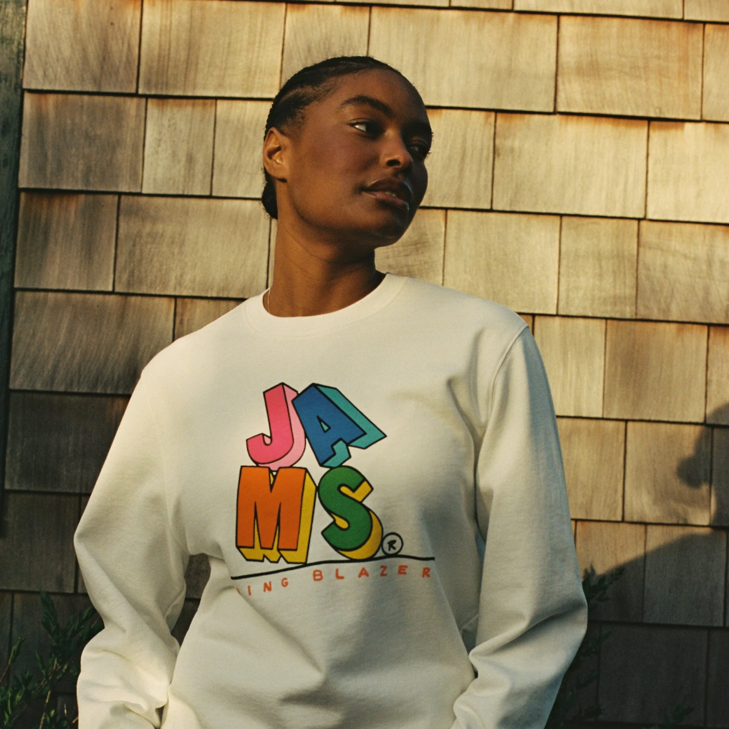 Rowing Blazers X Jams World '90s Crewneck 5 Rowing Blazers X Jams World '90s Crewneck - Image 3
