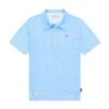 Arthur Ashe Gingham Icon Polo 1 Arthur Ashe Gingham Icon Polo -Clothing Store AA POLO BLUE FRONT