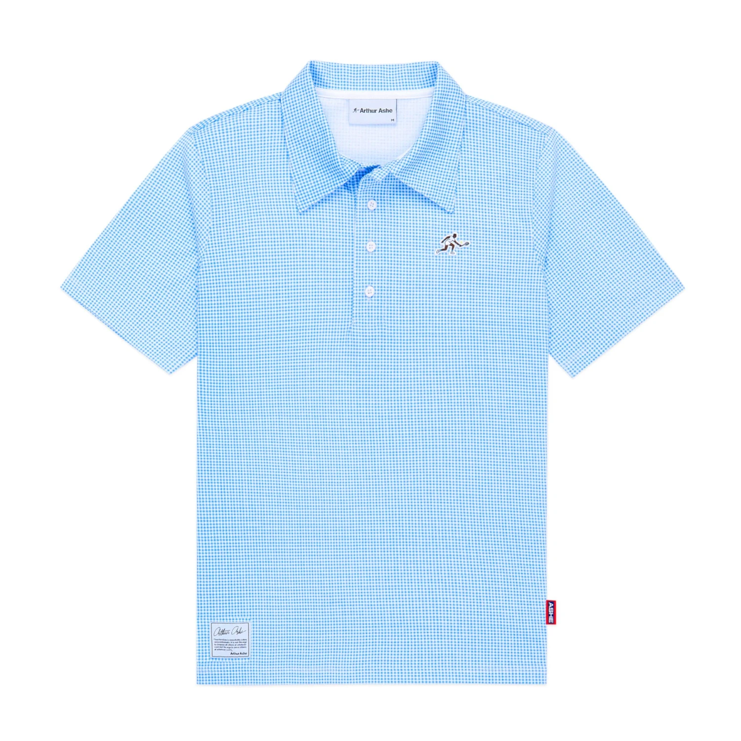 Arthur Ashe Gingham Icon Polo 3 Arthur Ashe Gingham Icon Polo