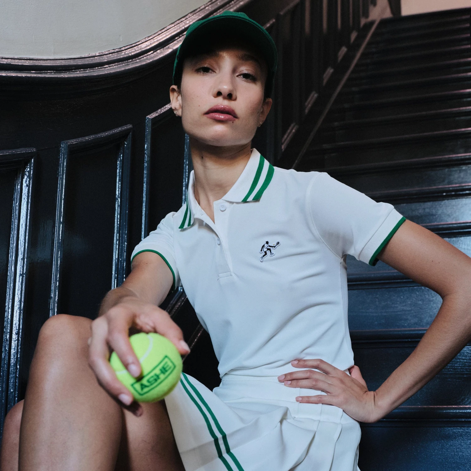 Arthur Ashe Women’s Performance Piqué Tipped Polo 7 Arthur Ashe Women’s Performance Piqué Tipped Polo - Image 5