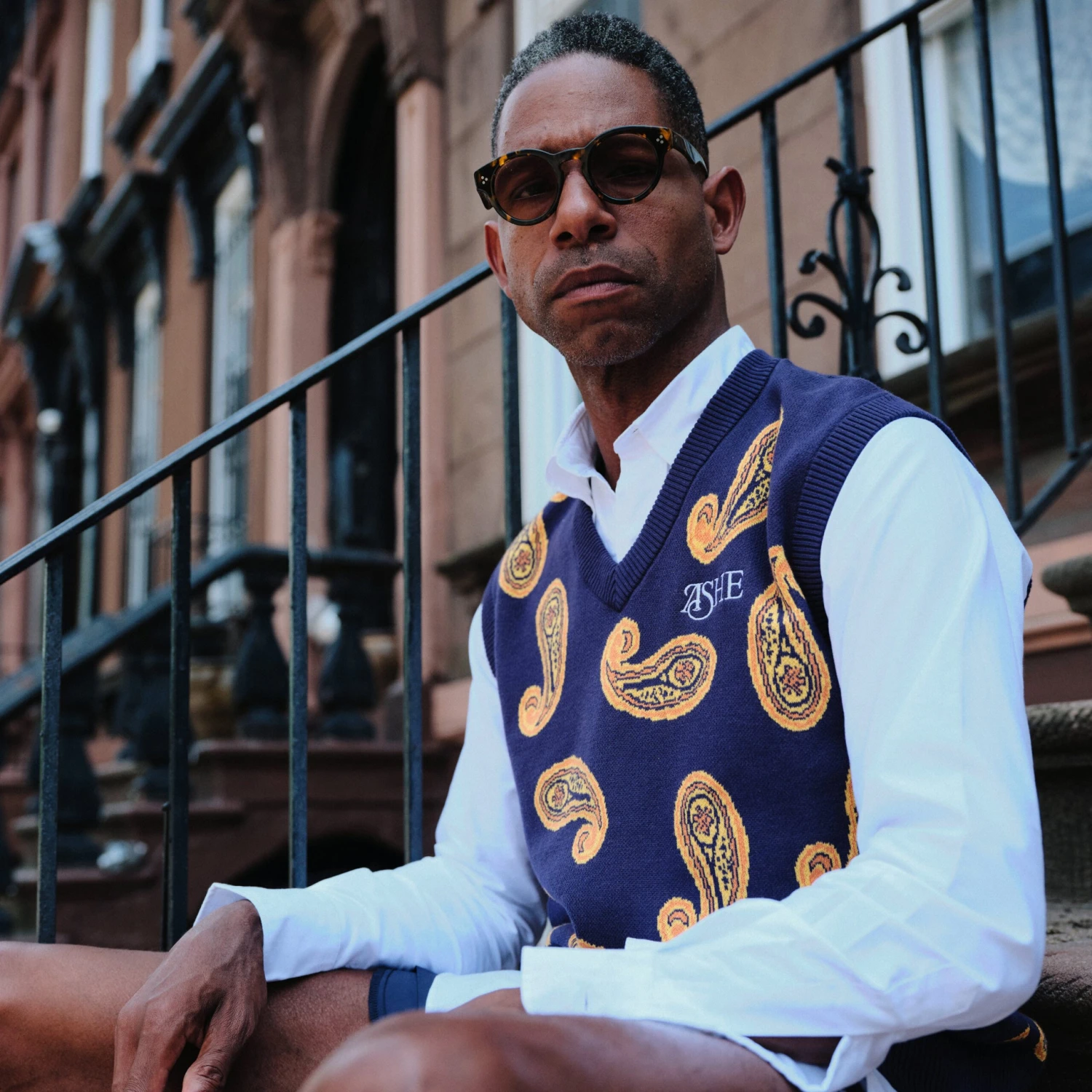 Ashe Paisley Sweater Vest 6 Ashe Paisley Sweater Vest - Image 4