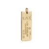 Gold LAX Los Angeles Luggage Tag Charm -Clothing Store Jet Set RB28 5910de25 2822 4742 8a03 5e53a0c04ccb