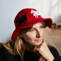 Warm & Wonderful Crocheted Bucket Hat -Clothing Store JoannaandSally 107