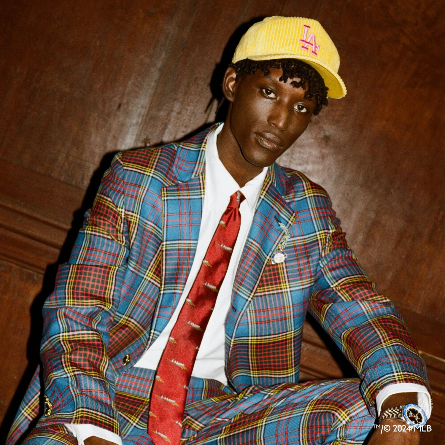 Rowing Blazers X '47 Wide-Wale Dodgers Cap 6 Rowing Blazers X '47 Wide-Wale Dodgers Cap - Image 4