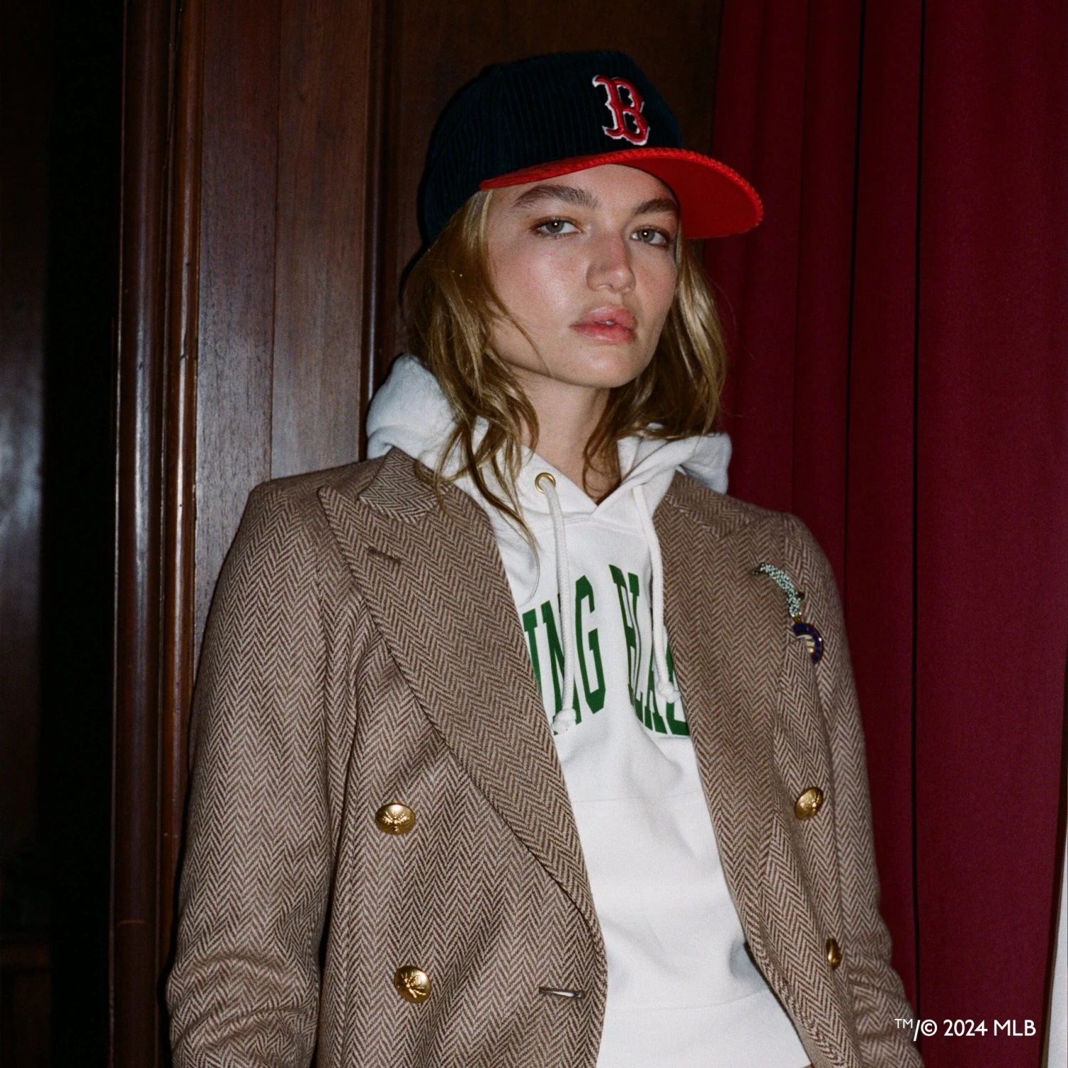 Rowing Blazers X '47 Wide-Wale Red Sox Cap 7 Rowing Blazers X '47 Wide-Wale Red Sox Cap - Image 5