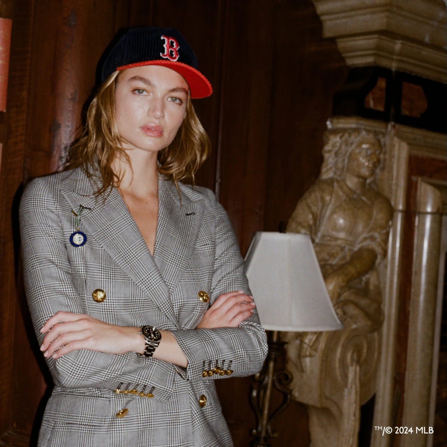 Rowing Blazers X '47 Wide-Wale Red Sox Cap 6 Rowing Blazers X '47 Wide-Wale Red Sox Cap - Image 4