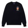 John's Pizza Golf Sweater -Clothing Store RB GOLFSWEATER JOHNS BLACK FRONT