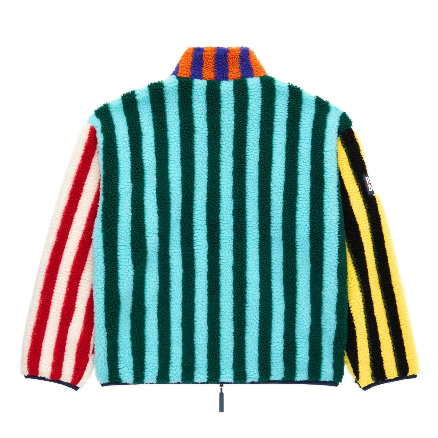 Mixed Stripe Sherpa Fleece 4 Mixed Stripe Sherpa Fleece - Image 2