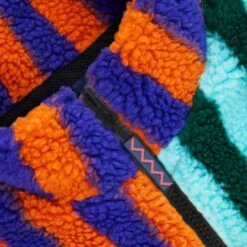 Mixed Stripe Sherpa Fleece 14 Mixed Stripe Sherpa Fleece -Clothing Store RB JACKET SHERPA MULTI D1