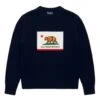 California Flag Sweater -Clothing Store RB SWEATER CALIFORNIAFLAG NAVY FRONT