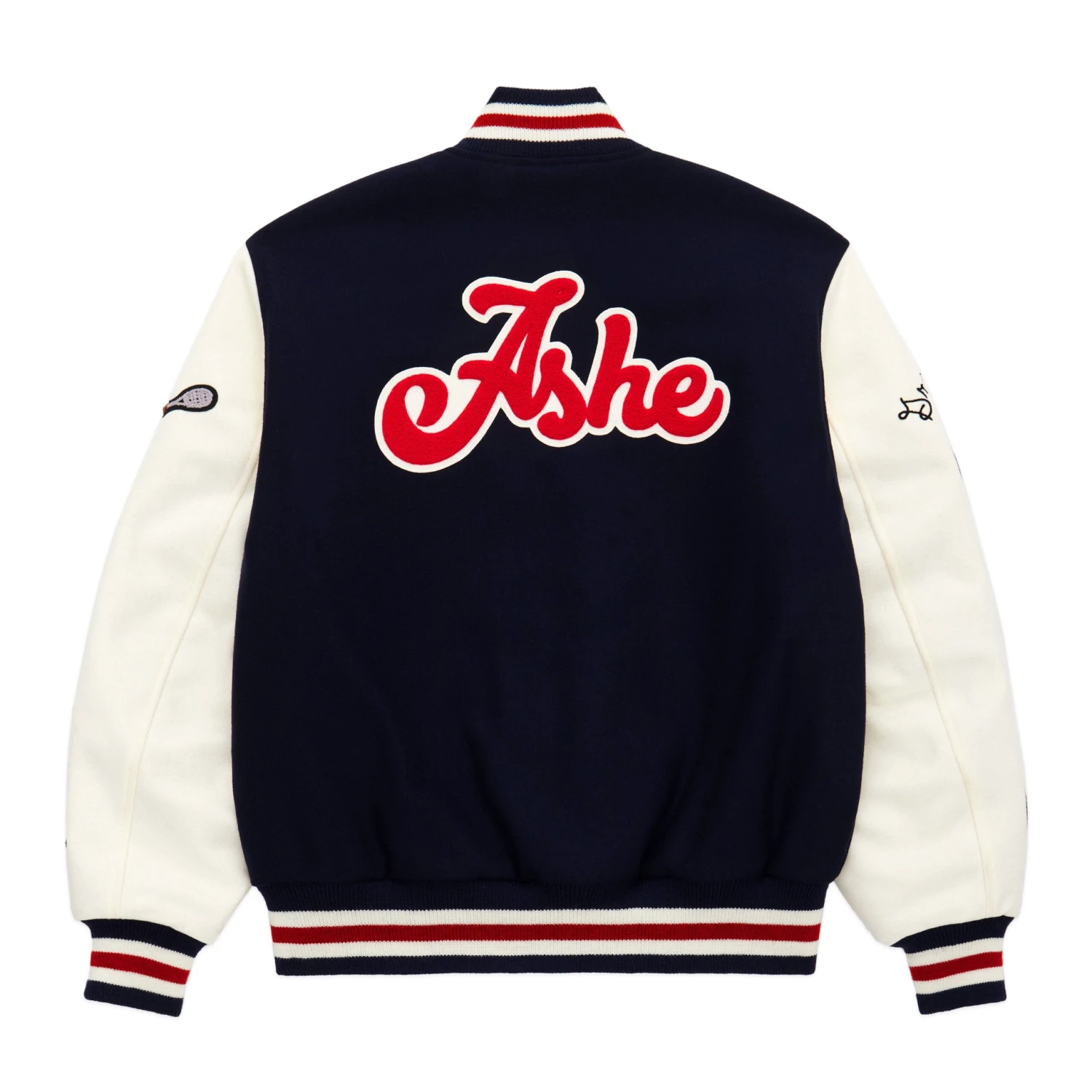 Arthur Ashe X UNINTERRUPTED Varsity Jacket 4 Arthur Ashe X UNINTERRUPTED Varsity Jacket - Image 2