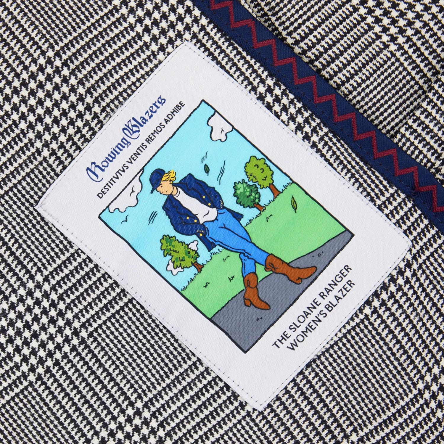 Women's Prince Of Wales Tartan Diana Jacket 4 Women's Prince Of Wales Tartan Diana Jacket - Image 2