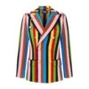 Women's Croquet Stripe Double-Breasted Diana Blazer