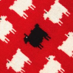 Warm & Wonderful Men's "Diana Edition" RWS-Certified Wool Sheep Sweater -Clothing Store RB WW M SWEATER WOOLSHEEP RED D