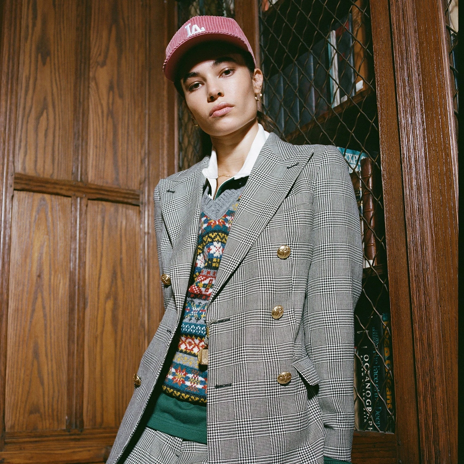 Women's Prince Of Wales Tartan Diana Jacket 7 Women's Prince Of Wales Tartan Diana Jacket - Image 5