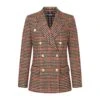 Women's Gun Check Wool Jacket -Clothing Store W DBBLAZER GUNCHECK v3