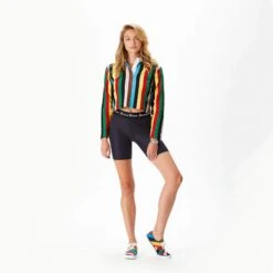 Rowing Blazers Women's Bike Shorts 20 Rowing Blazers Women's Bike Shorts -Clothing Store color black 3