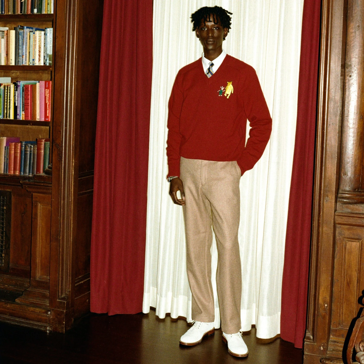 Men's Herringbone Trousers 5 Men's Herringbone Trousers - Image 3