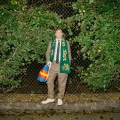 Rowing Blazers X J.Stark Woodbine Tote Bag -Clothing Store color climber stripe 3