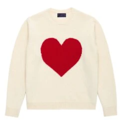 Gyles & George Unisex Heart Sweater -Clothing Store color cream 1 7932ced7 8c00 4d84 a42b a1cf44b962e8
