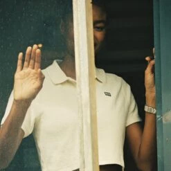 Women's Cropped Terry Cloth Polo 19 Women's Cropped Terry Cloth Polo -Clothing Store color cream 6 dd142ebe 7034 4bd4 866c bf3154dfeba6