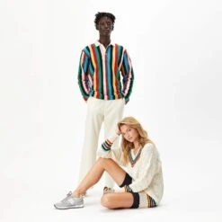 Wool Cricket Sweater 26 Wool Cricket Sweater -Clothing Store color croquet 5