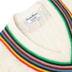 Wool Cricket Sweater 21 Wool Cricket Sweater -Clothing Store color croquet stripe 3