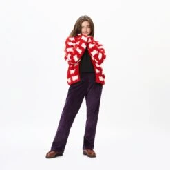Warm & Wonderful Sheep Fleece -Clothing Store color diana red 4 471048ca 9c19 4b66 8d9c 36aa6579a027