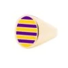 Jessica Biales Yellow And Purple Collegiate Signet Ring -Clothing Store color gold 1 330f3597 5107 48c9 9fb2 283082866333
