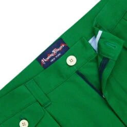 Men's Pleated Relaxed Fit Cotton Twill Trousers -Clothing Store color green 2 6a902b62 92fc 4ed7 aea2 6ba0c7abb259